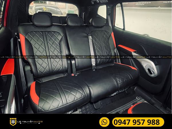  LẮP GHẾ DA TRÊN XE LIMO GREEEN 