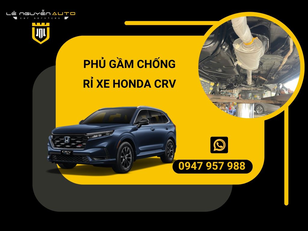 PHỦ GẦM CHỐNG RỈ XE HONDA CRV