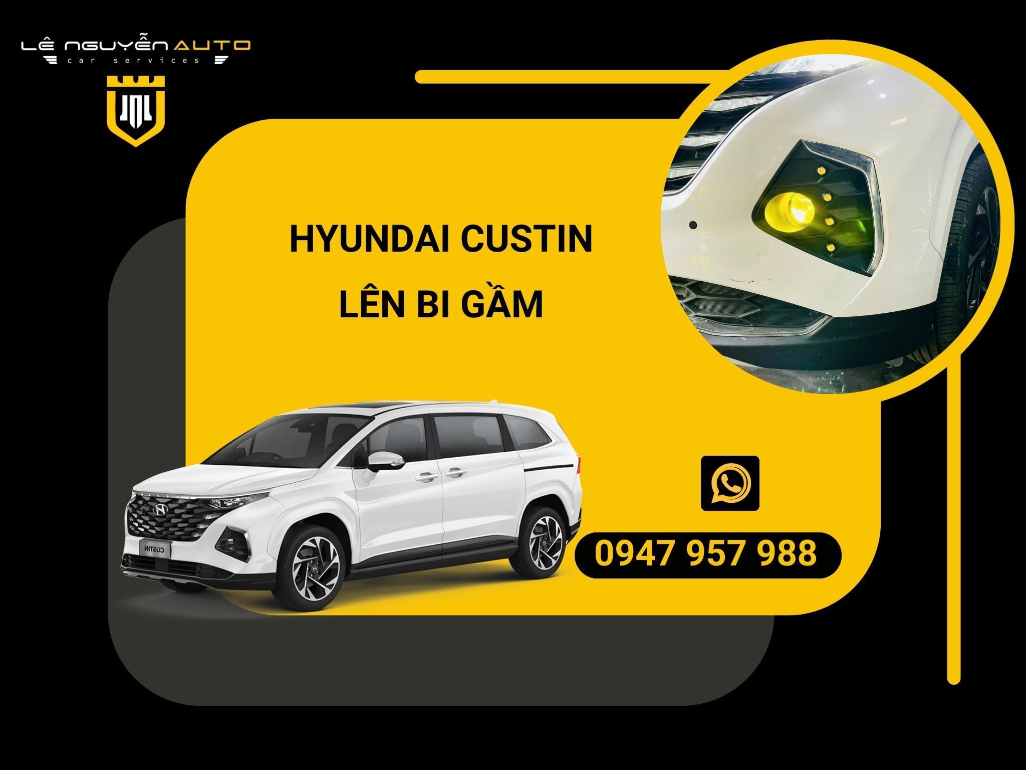  HYUNDAI CUSTIN LÊN BI GẦM 