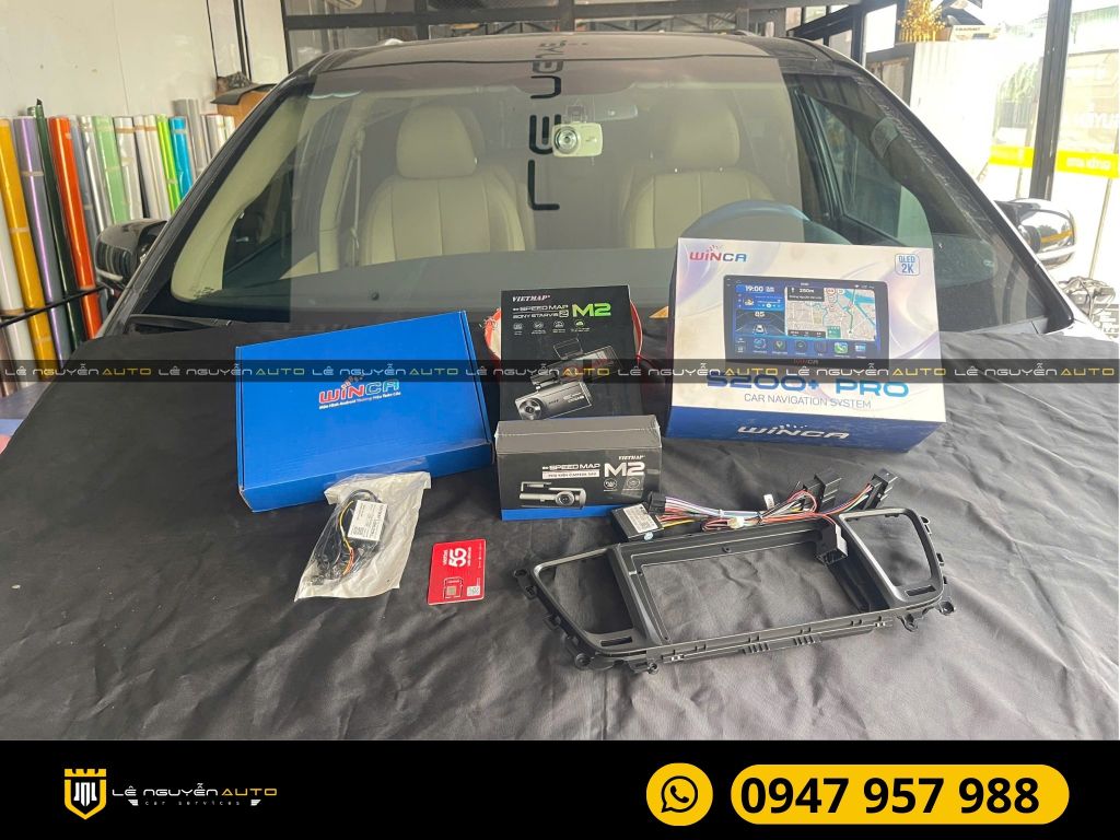 KIA SEDONA LẤP MÀN HÌNH ANDROI WINCA 360 ĐỘ