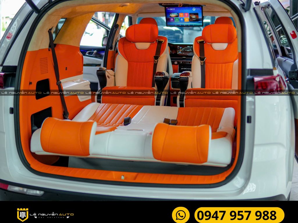 Độ ghế VIP Limousine kia carnival