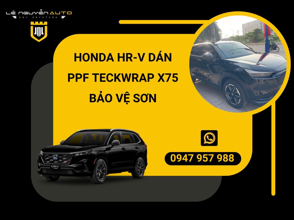 Honda HR-V dán PPF Teckwrap x75 bảo vệ sơn