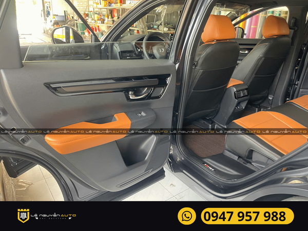  Honda CR-V RS đổi màu ghế da nâng cấp nội thất sang trọng 