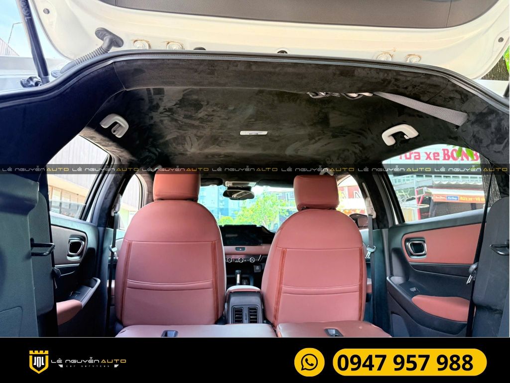 Honda HR-V bọc ghế da Nappa bọc trần da lộn Alcantara