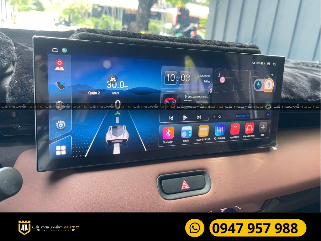 HR-V lắp màn hình Android liền cam 360 độ màn dài Fly