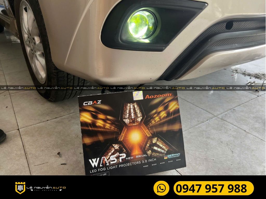 Innova lắp bi gầm Wasp Aozoom tăng sáng cực đỉnh