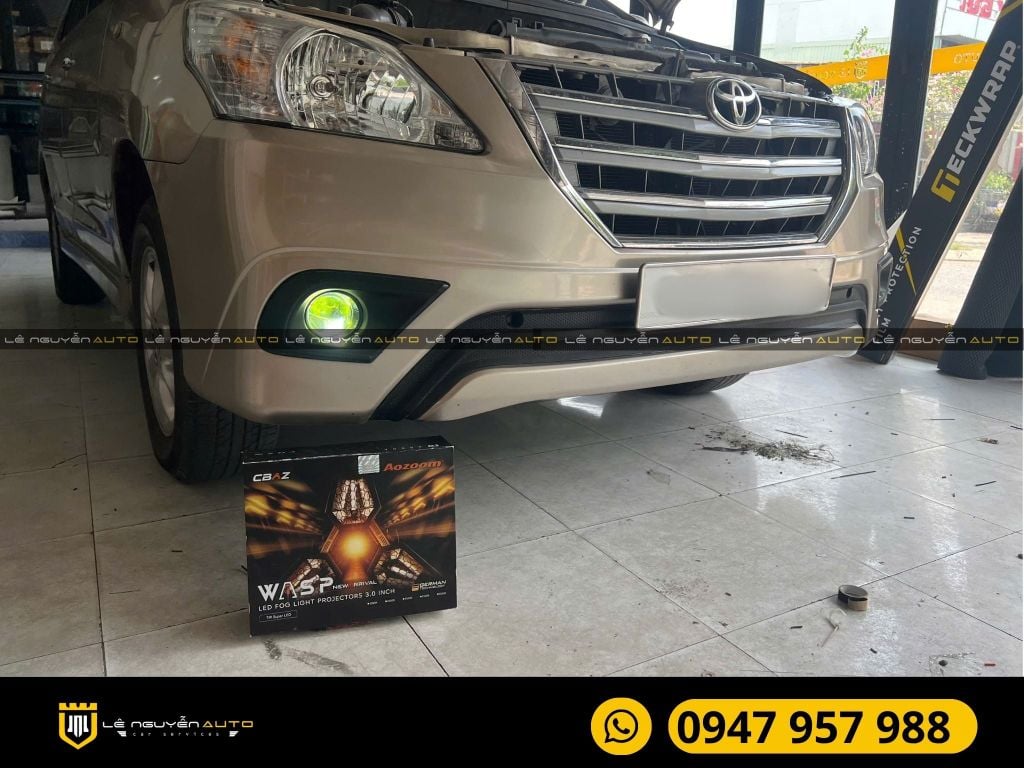 Innova lắp bi gầm Wasp Aozoom tăng sáng cực đỉnh