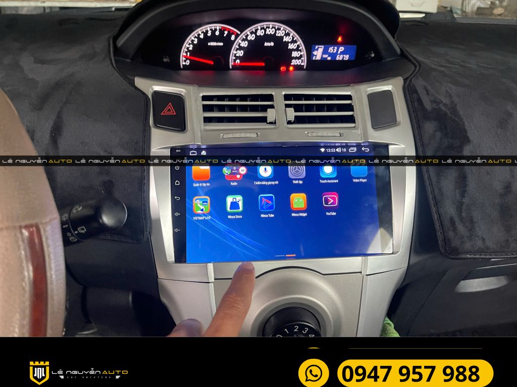 Lắp màn hình Android Winca Toyota Yaris