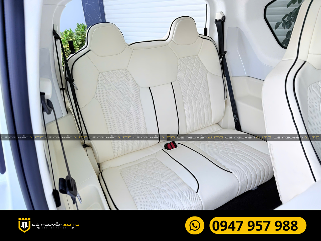 Đổi màu nội thất da Nappa xịn sò xe VF3