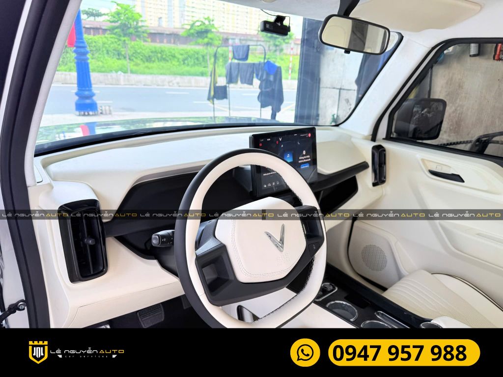Đổi màu nội thất da Nappa xịn sò xe VF3