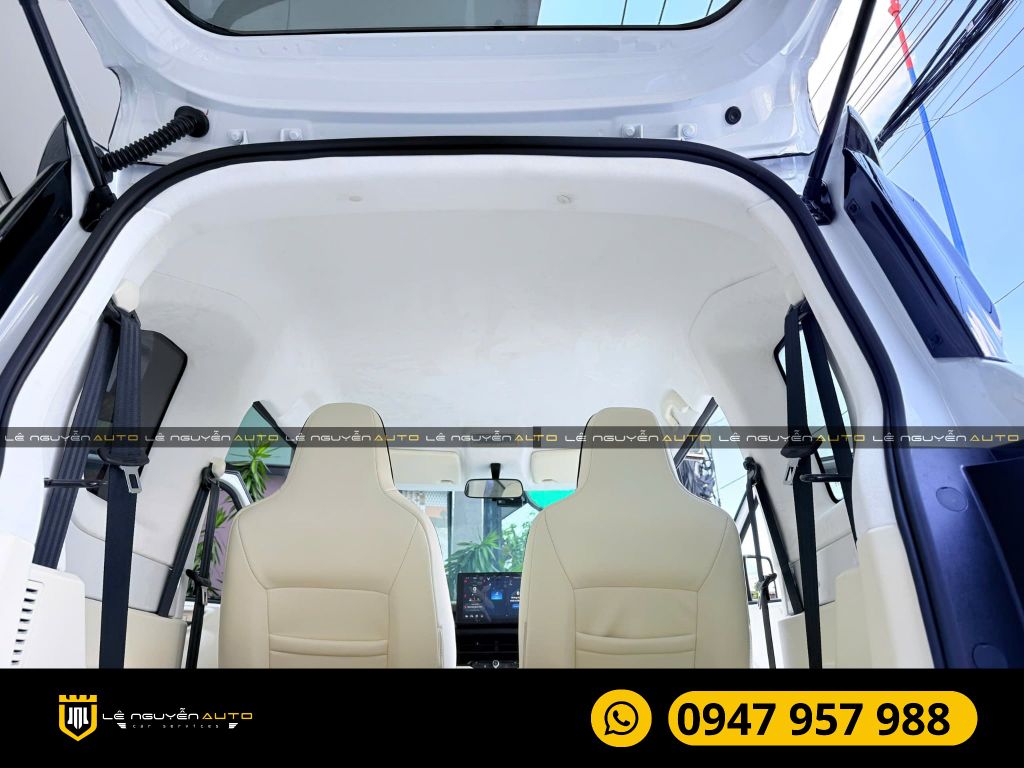 Đổi màu nội thất da Nappa xịn sò xe VF3