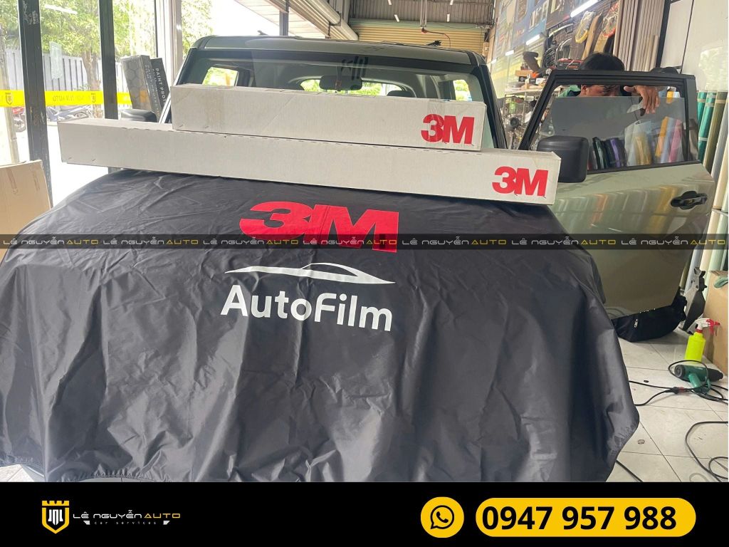 VF3 dán phim cách nhiệt 3M Blk