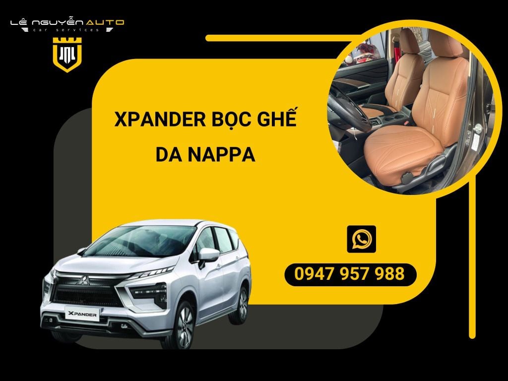 Xpander bọc ghế da Nappa