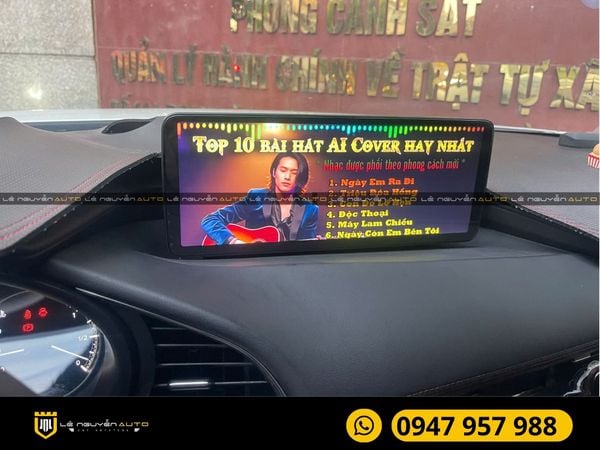  Mazda3 độ màn liền cam 360 độ fly 2 hệ điều hành song song 