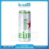 24 Lon BIA HEINEKEN LON BẠC 330ML