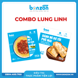 [COMBO LUNG LINH] BÁNH MÌ BƠ TỎI PHÔ MAI + MÌ Ý BÒ BẰM XỐT CÀ CHUA