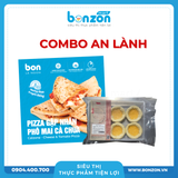 [COMBO AN LÀNH] CALZONE - PIZZA GẬP NHÂN PHÔ MAI CÀ CHUA + BÁNH TRỨNG