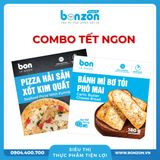 [COMBO TẾT NGON 99K] BÁNH MÌ BƠ TỎI PHÔ MAI + PIZZA HẢI SẢN XỐT KIM QUẤT