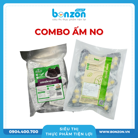 [COMBO ẤM NO] CƠM NẮM GẠO LỨT HẠT SEN + CƠM NẮM GẠO LỨT