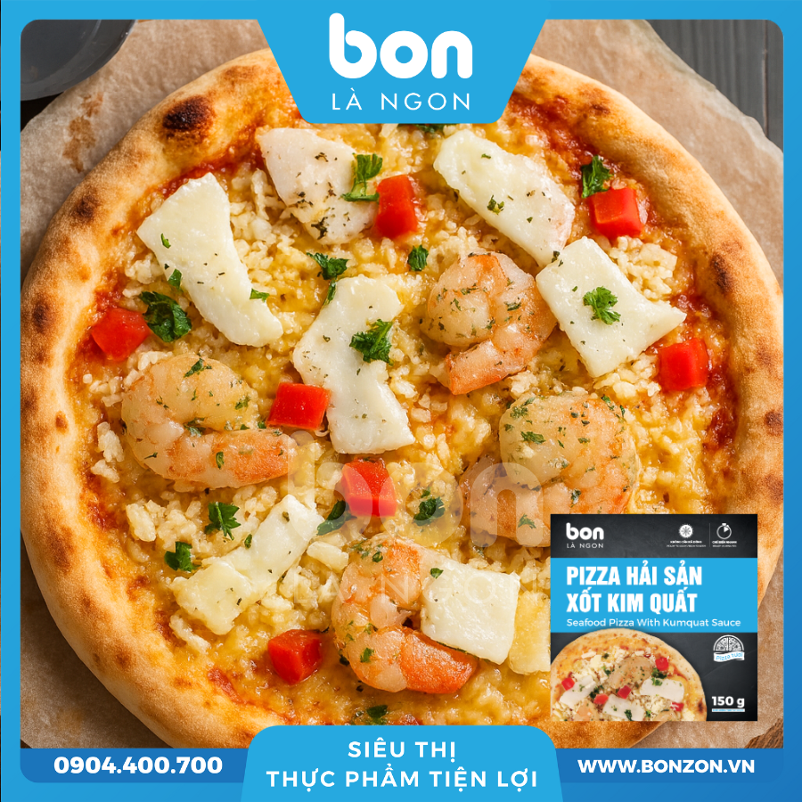 PIZZA HẢI SẢN XỐT KIM QUẤT (150G)