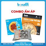 [COMBO ẤM ÁP] PIZZA 4 LOẠI PHÔ MAI + MÌ Ý BÒ BẰM XỐT CÀ CHUA + BÁNH TRỨNG SÔ-CÔ-LA