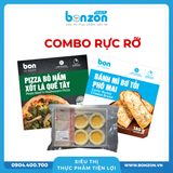 [COMBO RỰC RỠ] PIZZA BÒ NẤM XỐT LÁ QUẾ TÂY + BÁNH MÌ BƠ TỎI PHÔ MAI + BÁNH TRỨNG