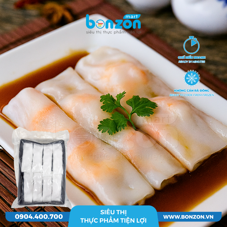BÁNH CUỐN TÔM BON 60G (600G)