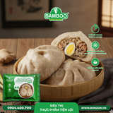 BÁNH BAO GẠO LỨT NHÂN THỊT TRỨNG CÚT BAMBOO 100G (600G)