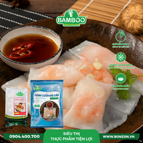 BÁNH CUỐN HẢI SẢN BAMBOO 45G (250G)