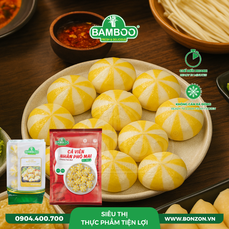 CÁ VIÊN NHÂN PHÔ MAI BAMBOO 22G (264G)