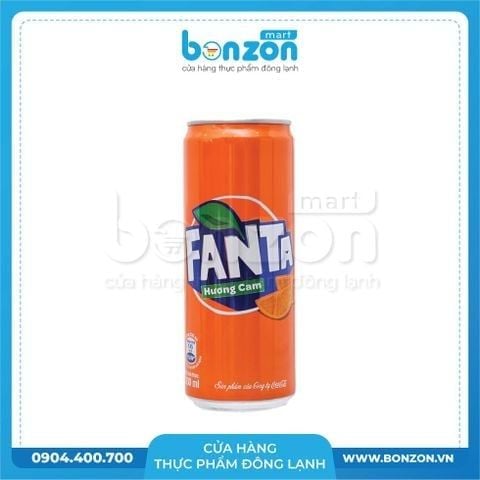 24 LON NƯỚC NGỌT FANTA CAM LON 320ML