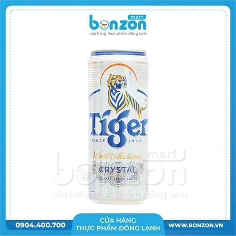 24 Lon BIA TIGER LON BẠC 330ML
