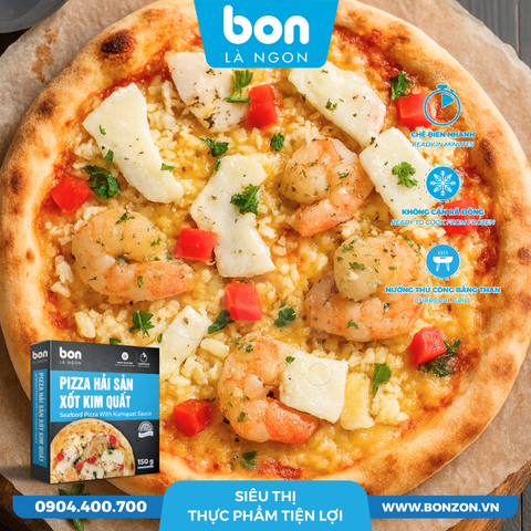 PIZZA HẢI SẢN XỐT KIM QUẤT BON (150G)