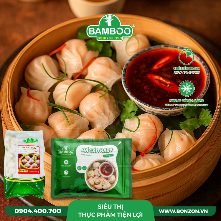 HÁ CẢO BABY BAMBOO 17G (1KG)