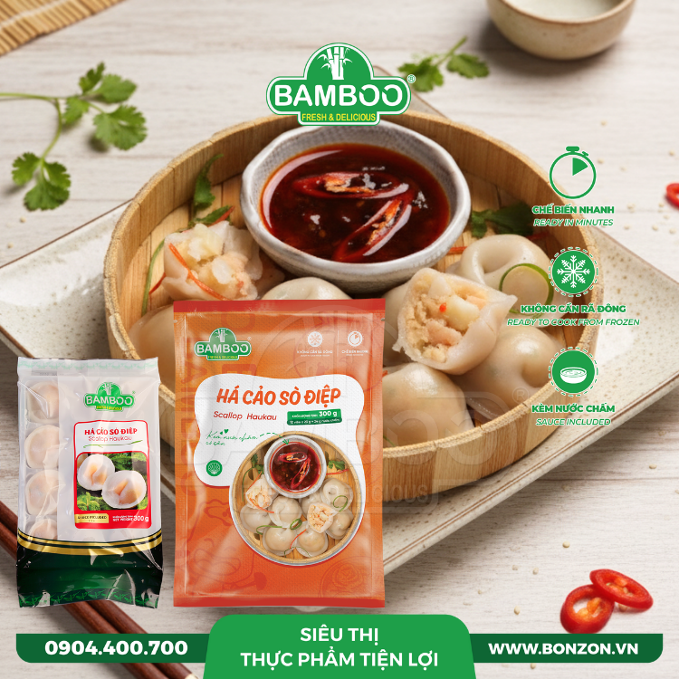 HÁ CẢO SÒ ĐIỆP BAMBOO 23G (300G)