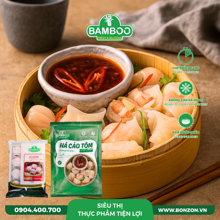 HÁ CẢO TÔM BAMBOO 20G (270G)