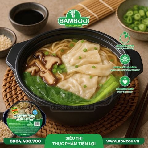 [GIẢM 50% GÓI THỨ 2] MÌ HOÀNH THÁNH NHÂN HẢI SẢN (250G)