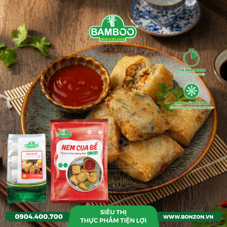 NEM CUA BỂ BAMBOO 45G (270G)