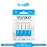 PIN KIỀM VONIKO ALKALINE LR03  ( AAA ) VỈ 4 VIÊN