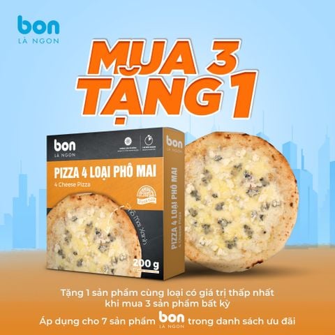 PIZZA 4 LOẠI PHÔ MAI (200G)