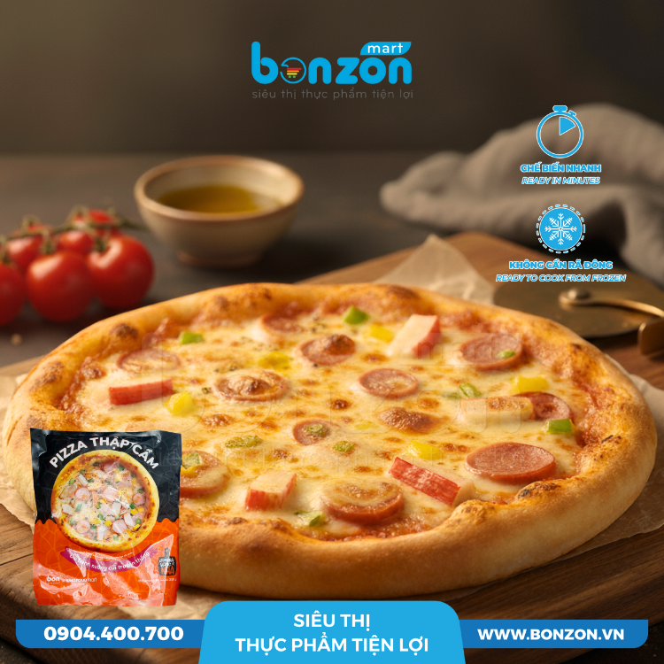 PIZZA THẬP CẨM KINGBON 18CM (210G)