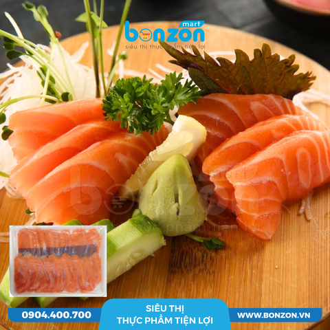SUSHI CÁ HỒI LỘT DA 20G (120G)