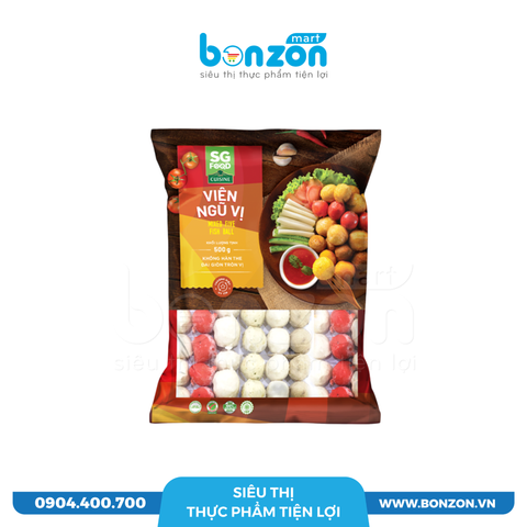 VIÊN NGŨ VỊ SG FOOD (500G)