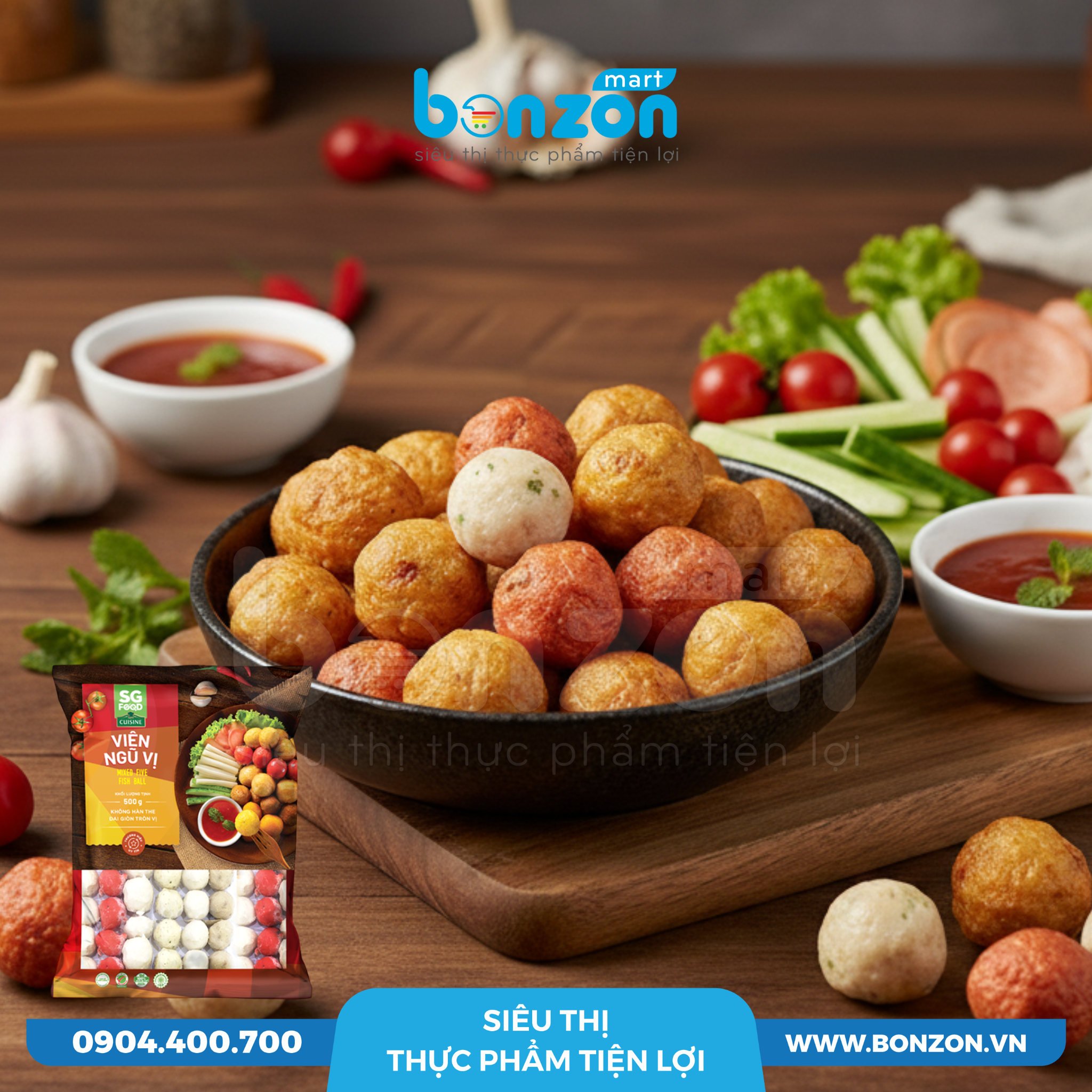 VIÊN NGŨ VỊ SG FOOD (500G)