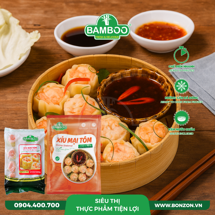 XÍU MẠI TÔM BAMBOO 23G (300G)