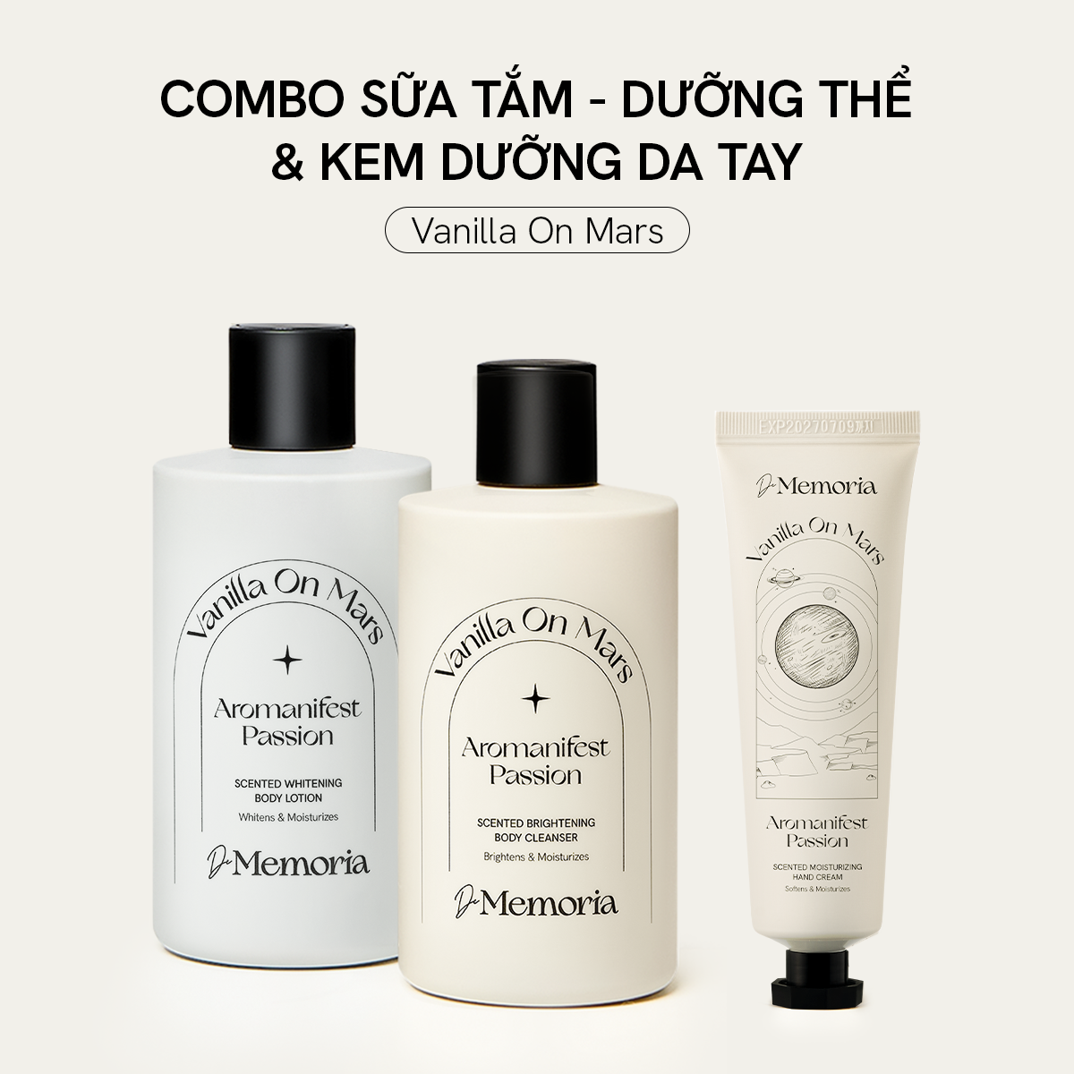  Bộ Đôi Sữa Tắm Và Dưỡng Thể Trắng Da Hương Nước Hoa Thư Giãn (2x300ml) 