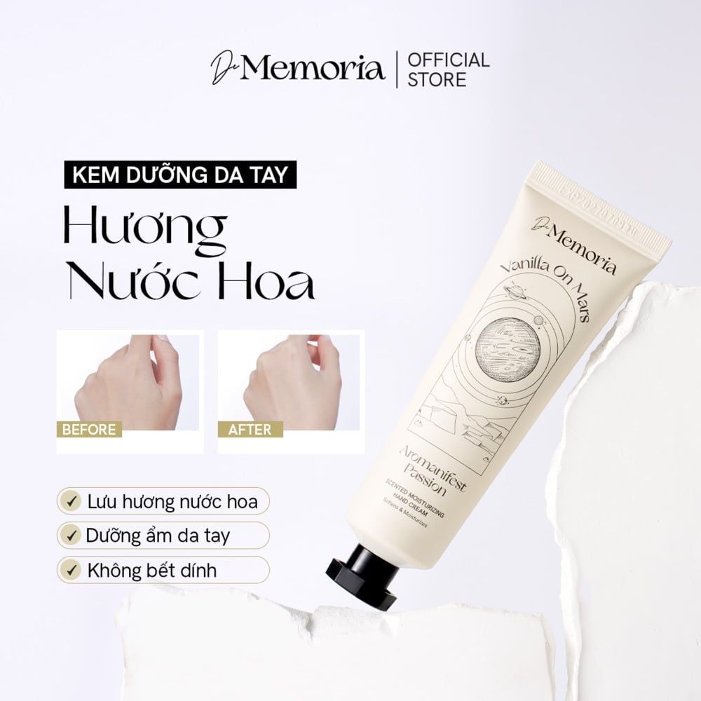  [Mới] Kem Dưỡng Da Tay De Memoria Hương Nước Hoa (50ml) 