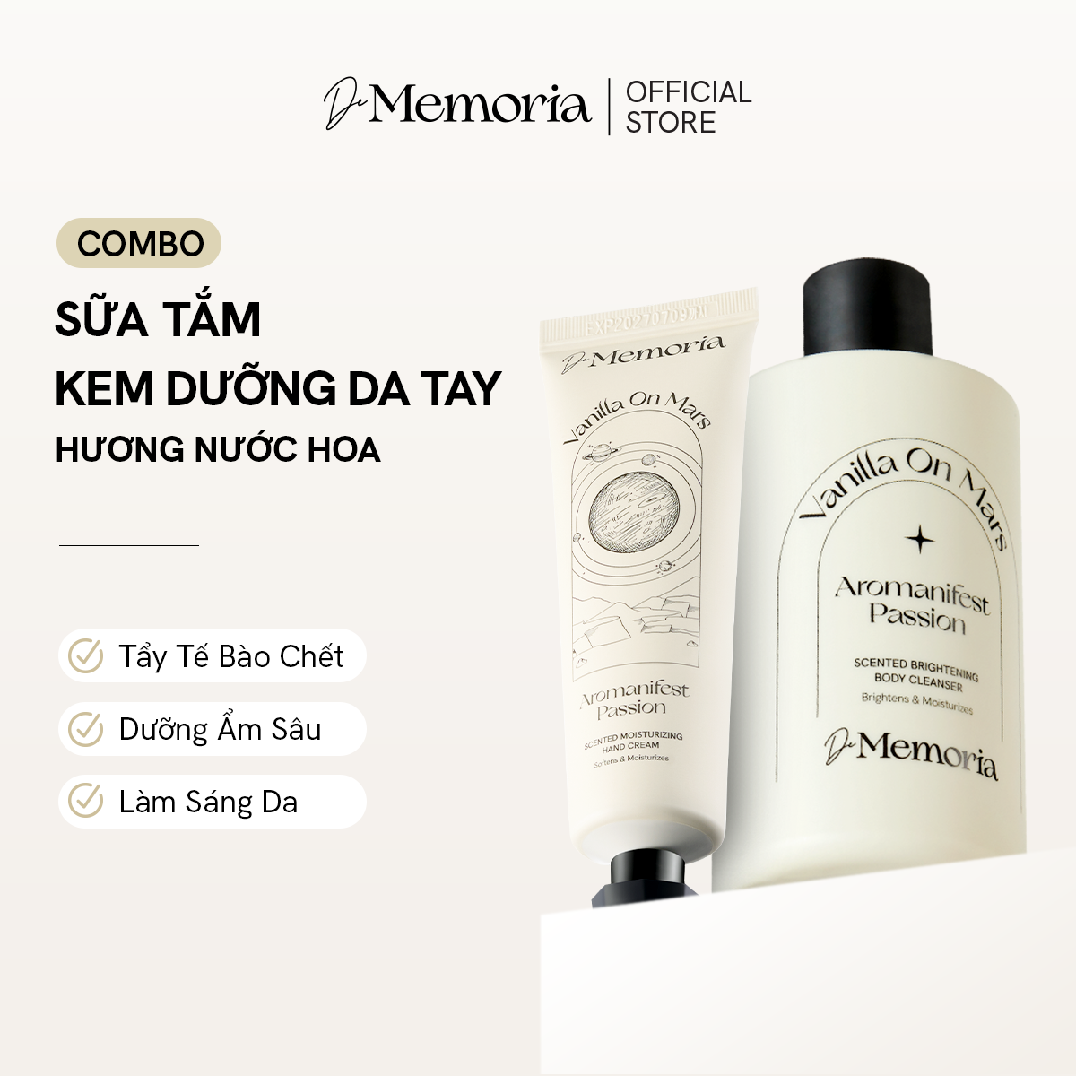  Bộ Đôi Sữa Tắm Và Dưỡng Thể Trắng Da Hương Nước Hoa Thư Giãn (2x300ml) 