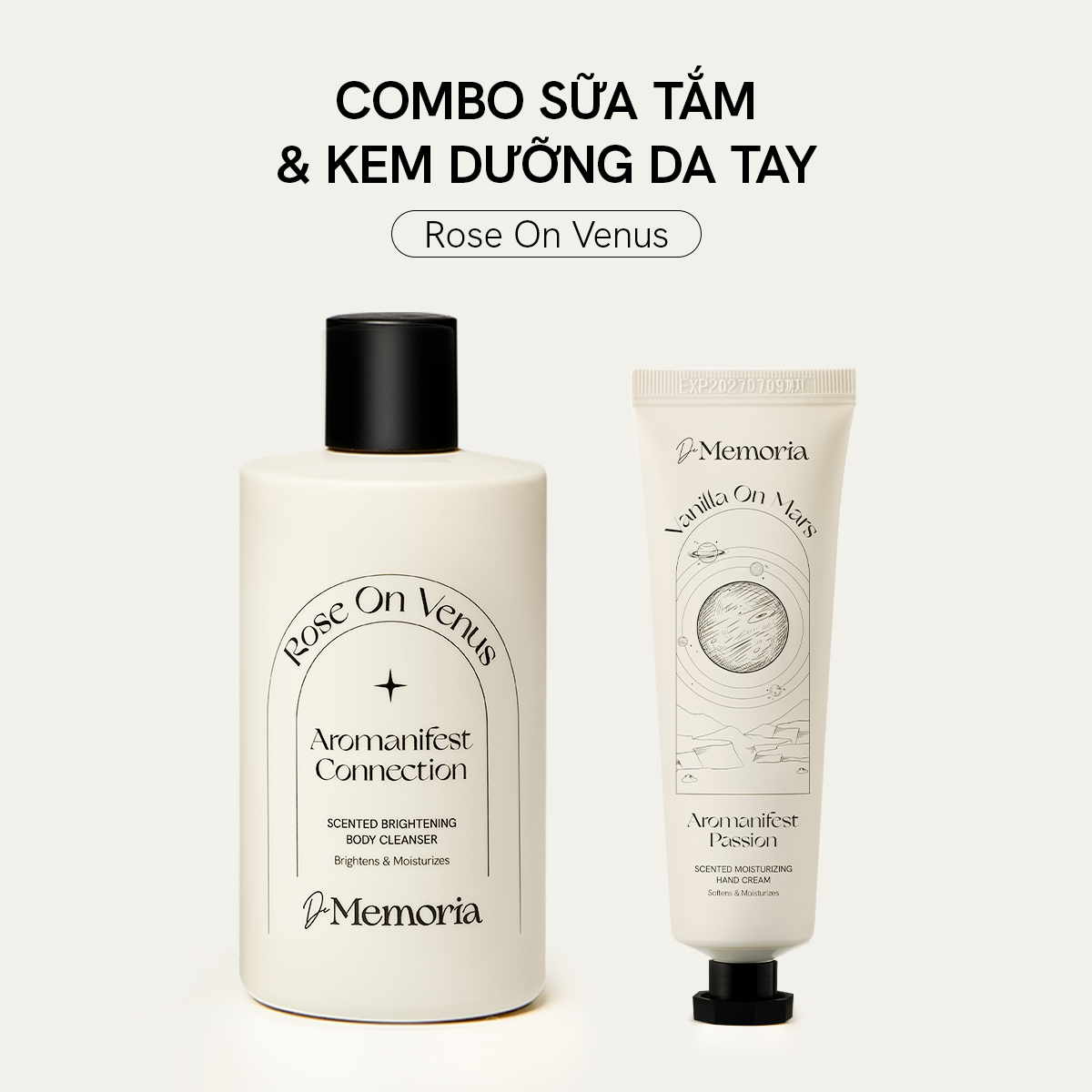  Bộ Đôi Sữa Tắm Và Dưỡng Thể Trắng Da Hương Nước Hoa Thư Giãn (2x300ml) 