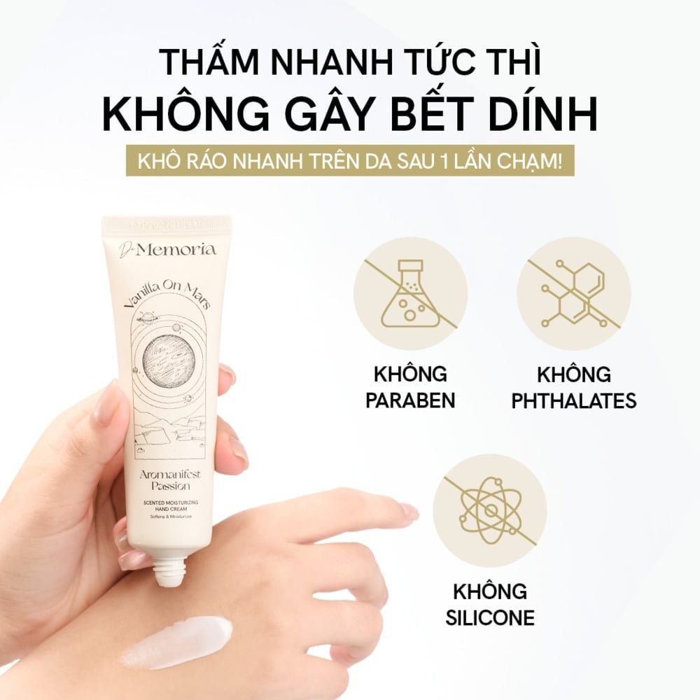  [Mới] Kem Dưỡng Da Tay De Memoria Hương Nước Hoa (50ml) 